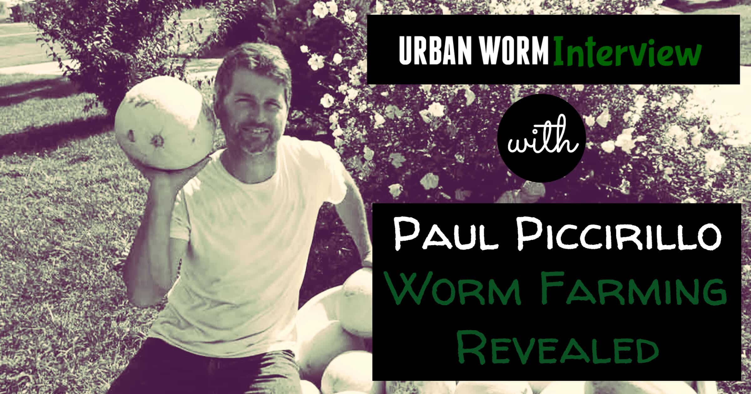 Urban Worm Interview Series: Paul Piccirillo of Worm Farming Revealed