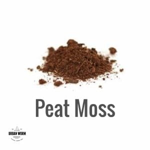 Peat moss for worm bedding